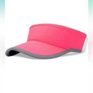 NWT hot pink visor for running